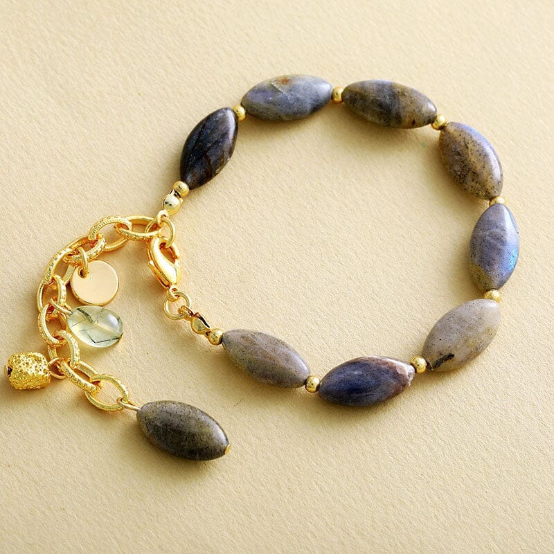 Pulseira de Labradorite Charme Místico