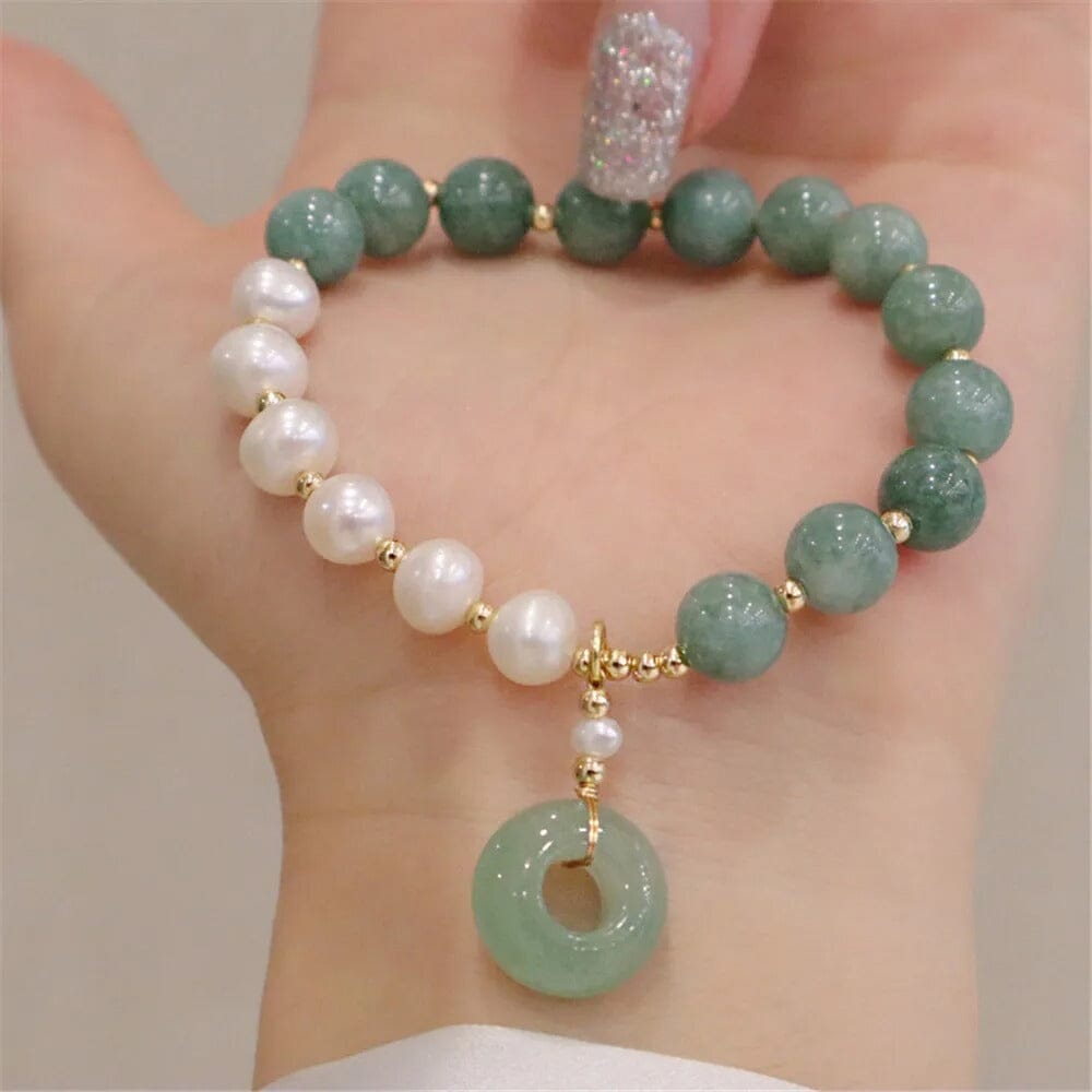 Pulseira Pérola de Jade Encantada