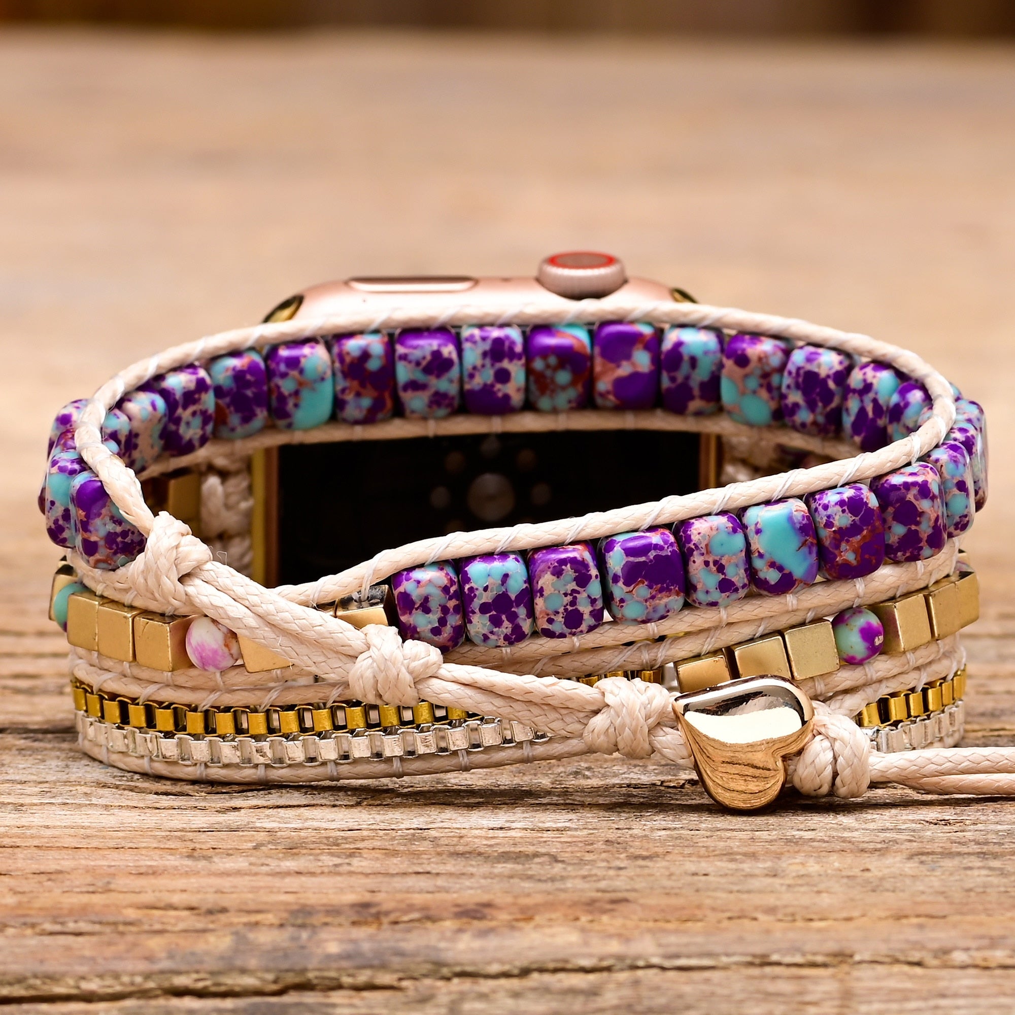 Pulseira Para Relógio Apple Mistério Divino E Equilíbrio De Chakra