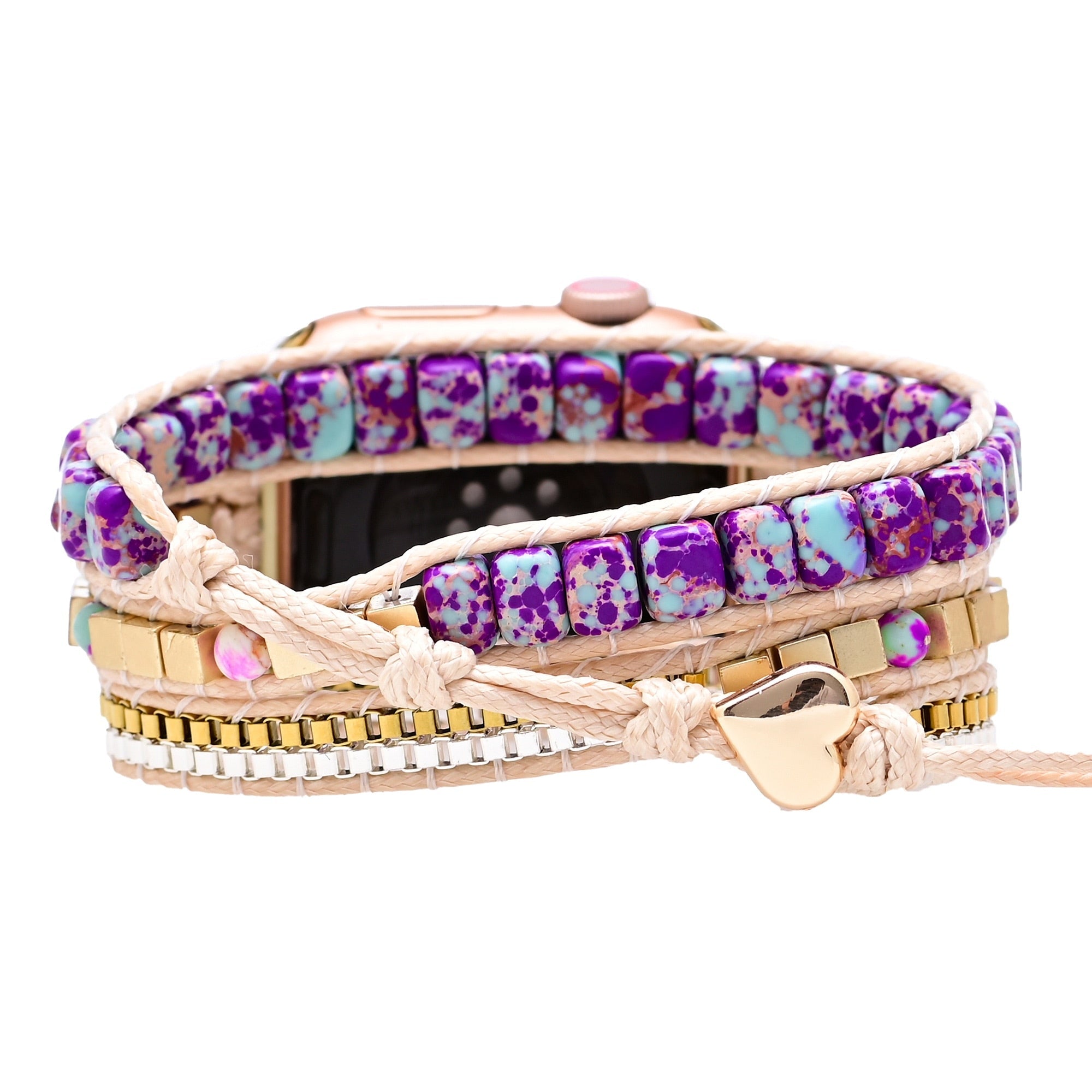 Pulseira Para Relógio Apple Mistério Divino E Equilíbrio De Chakra