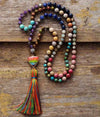 Mala Colorido De Abertura De Chakras Tassel