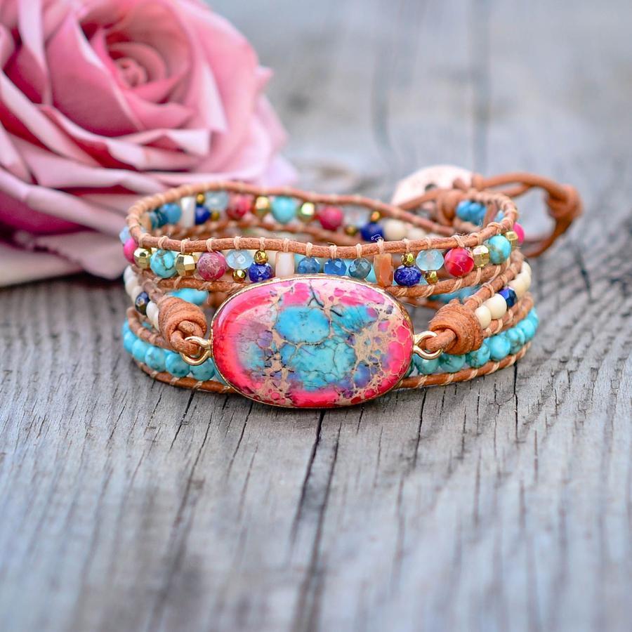 Pulseira De Cura Boho-Chic