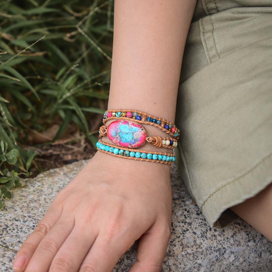 Pulseira De Cura Boho-Chic