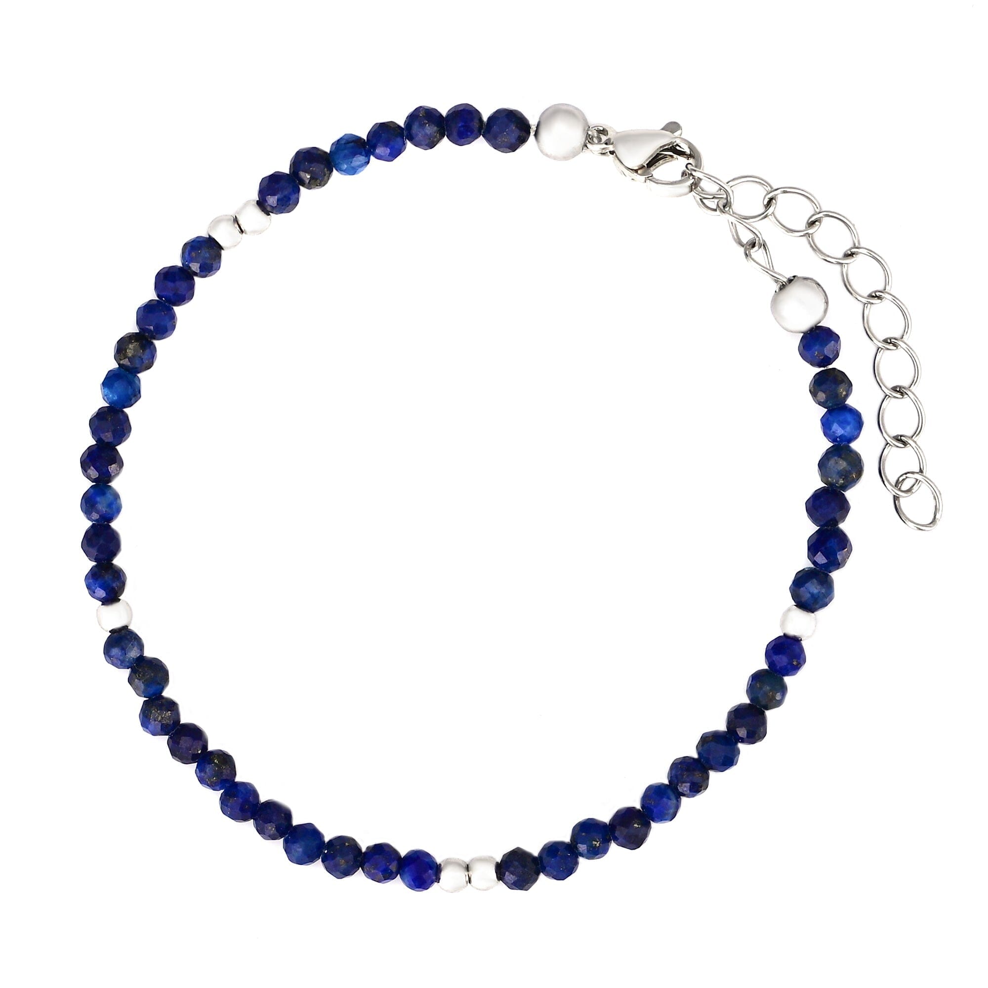 Pulseira Sabedoria Azul Cósmica de Lápis Lazúli