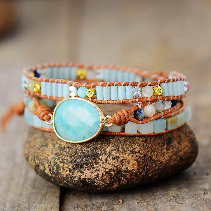 Bracelete Amazonite Natural