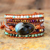 Pulseira De Labradorite Boho