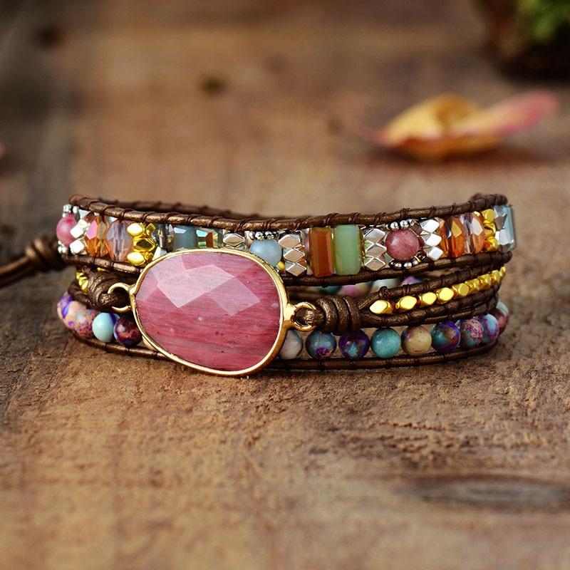 Pulseira De Cura De Rodocrosita
