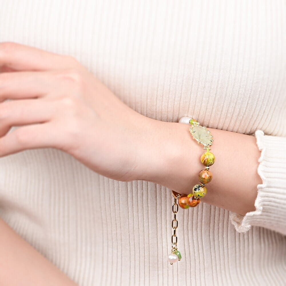Pulseira Com Pedras Imperiais