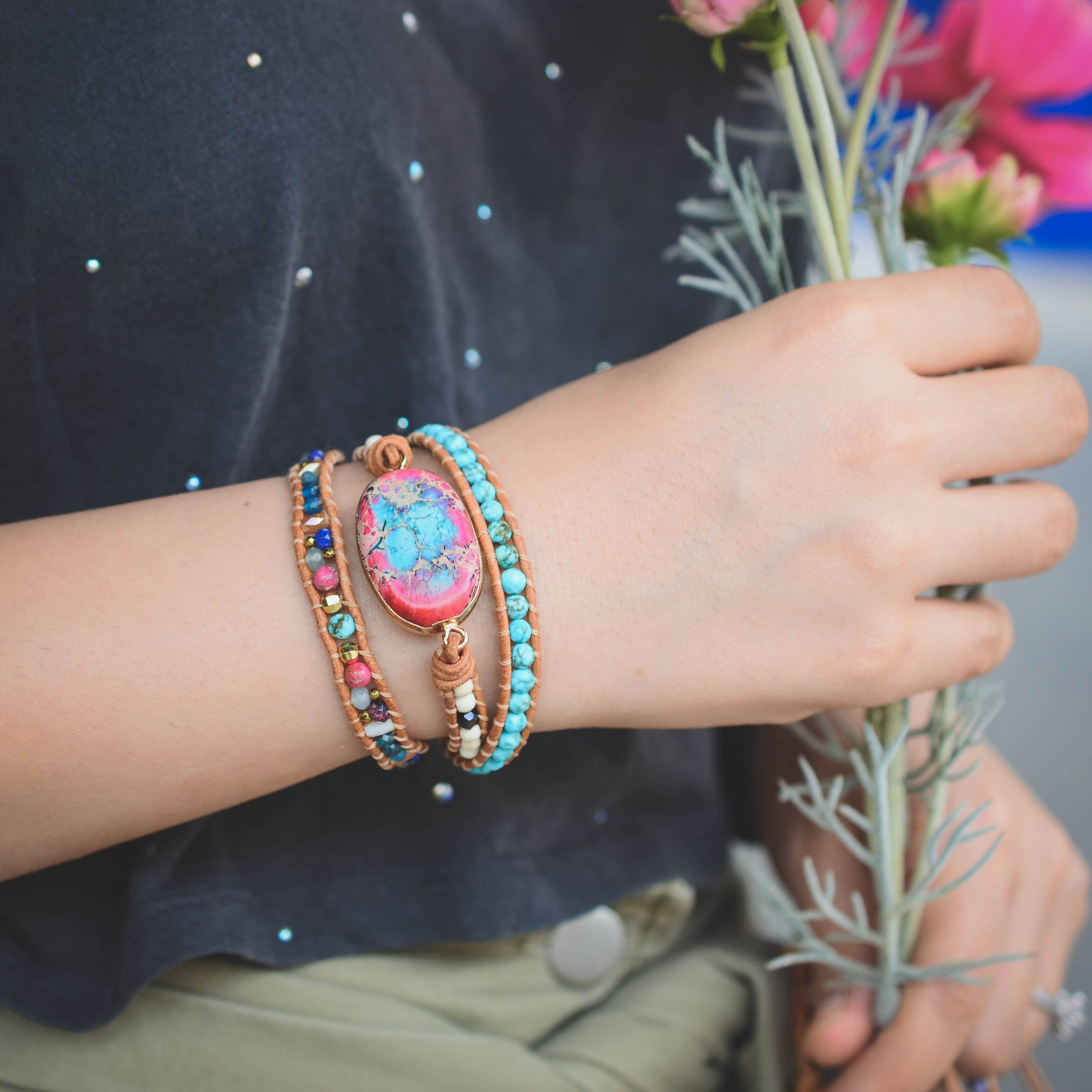 Pulseira De Cura Boho-Chic