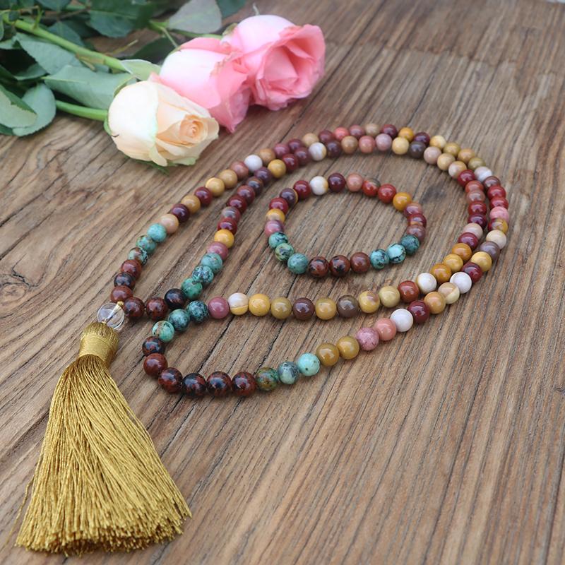 Conjunto Mala + Pulseira Mookaite