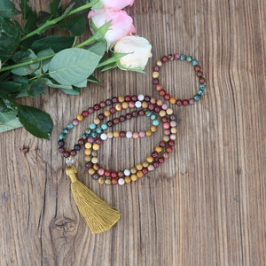 Conjunto Mala + Pulseira Mookaite