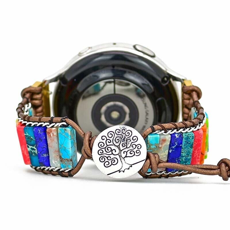 Pulseira Para Relógio Samsung Pedra Do Imperador Harmonia Total