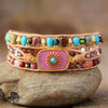 Pulseira De Embrulho Raio De Sol Boho