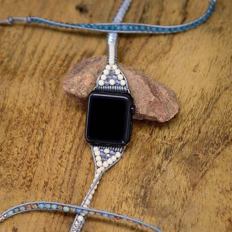 Pulseira De Relógio Topázio Azul Apple