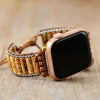 Pulseira De Smartwatch Para Apple Com Jute Jaspe E Howlite