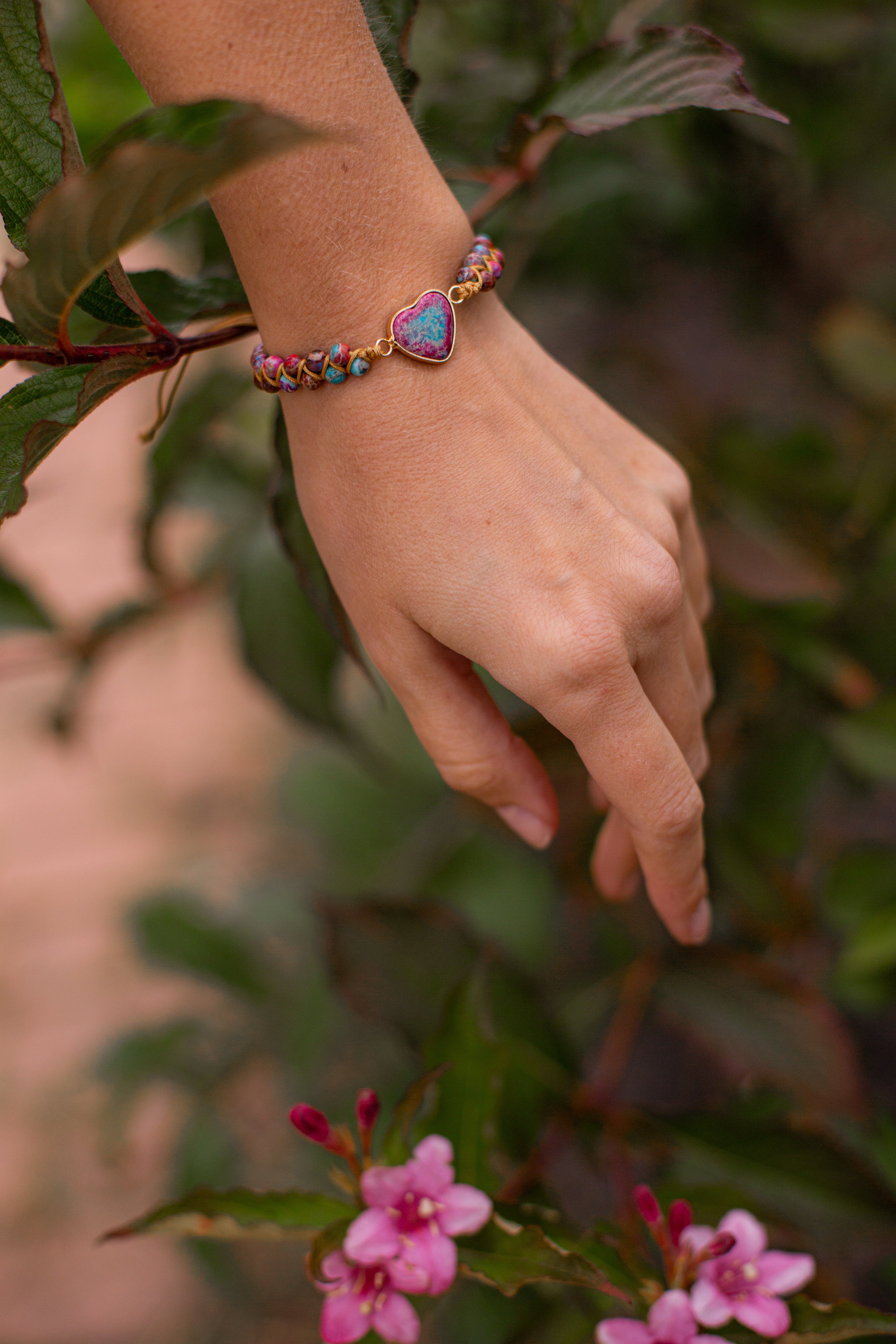 Pulseira Da Paixão Do Coração Da Amizade